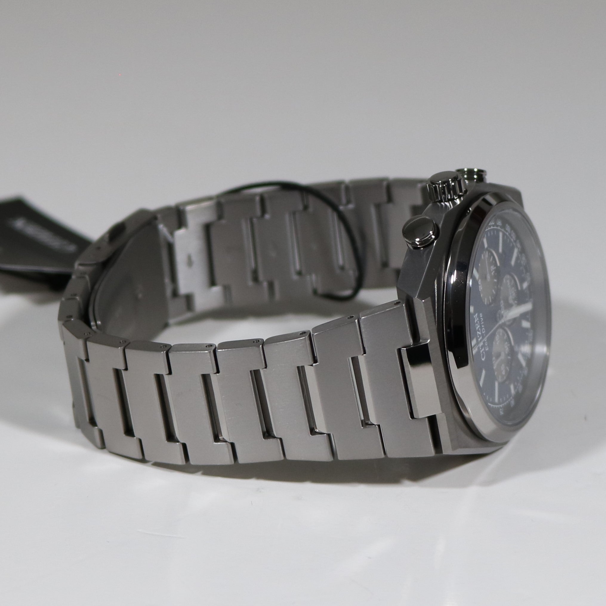 Citizen Zenshin Super Titanium Men's Blue Dial Chronograph Watch