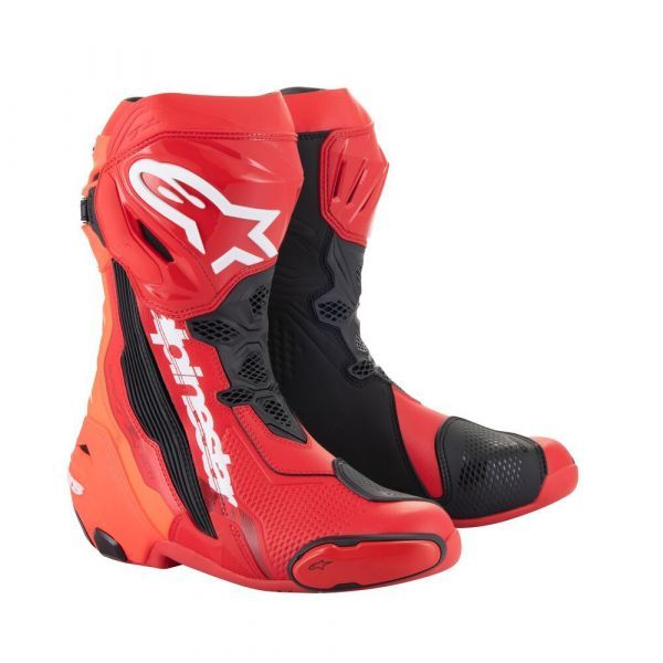 Alpinestars Supertech R Bright Red Red Fluo + Free Shipping!