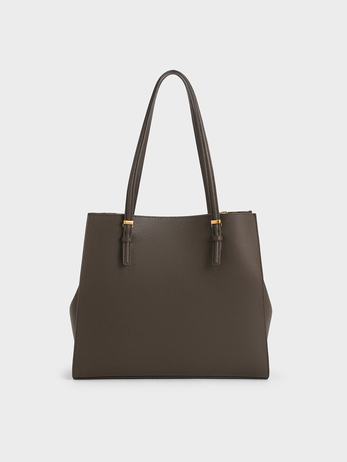 Dark Moss Sansa Tote Bag - Dark Moss - CHARLES & KEITH US