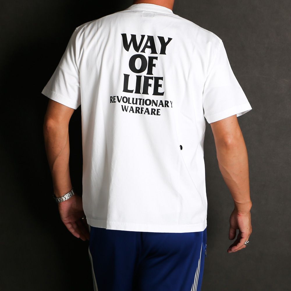 RATS - SCRIPT LOGO WAY OF LIFE TEE - WHITE / Tシャツ / 24'SPT-0802