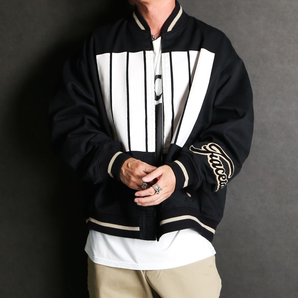 FACETASM - × DICKIES / 7 BARS STADIUM JACKET - BLACK / スタジアム