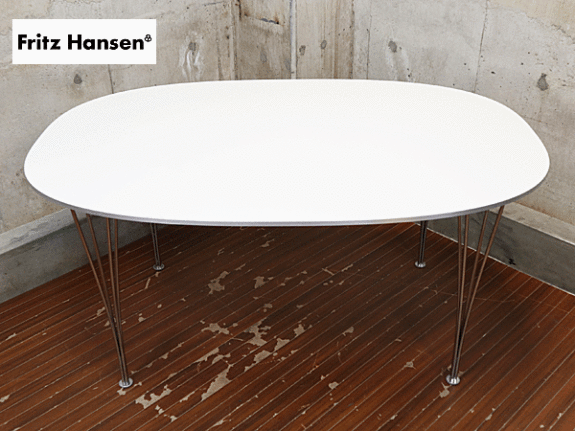 Fritz Hansen】フリッツ・ハンセン Bテーブル スーパー楕円テーブル