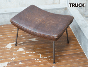 TRUCK FURNITURE】トラックファニチャー FURROWED-LEATHER STOOL