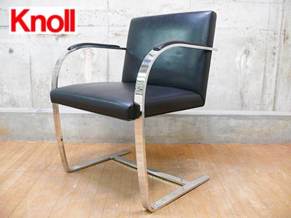 Knoll】ノル Brno Chair ブルーノチェア フラットバー アームチェア