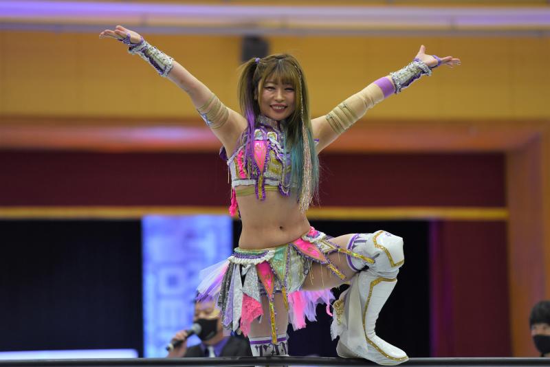 安城市／宇宙一かわいいアイドルレスラー「中野たむ」選手、凱旋試合