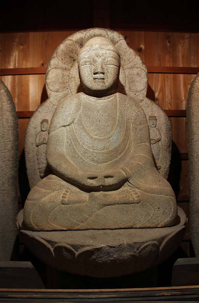 石仏寺阿弥陀如来坐像 | 生駒市デジタルミュージアム