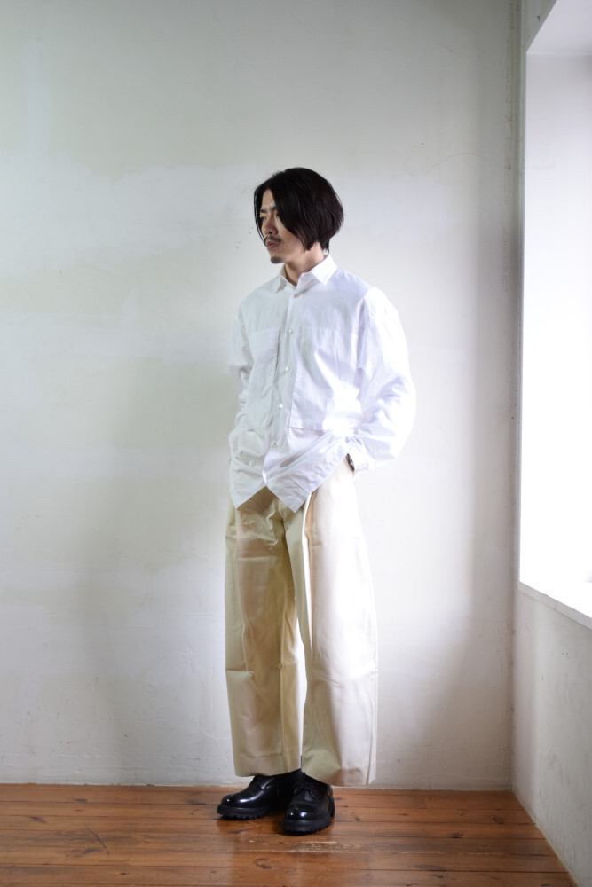 STUDIO NICHOLSON (スタジオニコルソン) PEACHED COTTON TWILL VOLUME