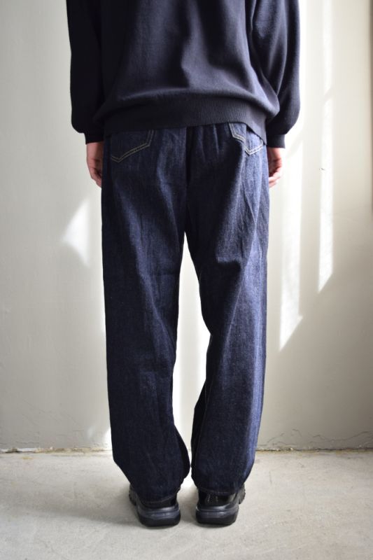 COMOLI (コモリ) デニム 5Pパンツ [NAVY]