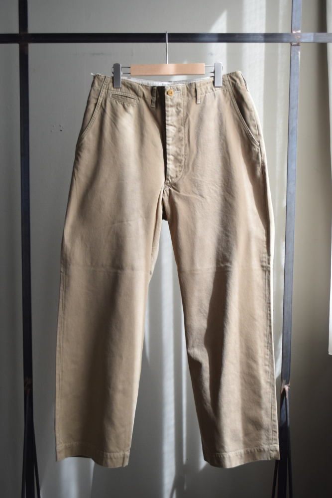 CIOTA (シオタ) Weapon Chino Cloth Pants - 43khaki- Stone Wash [Beige]