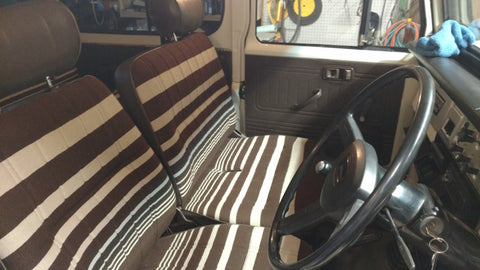 Zebra Fabric for Land Cruiser BJ40 BJ42 LX – City Racer LLC