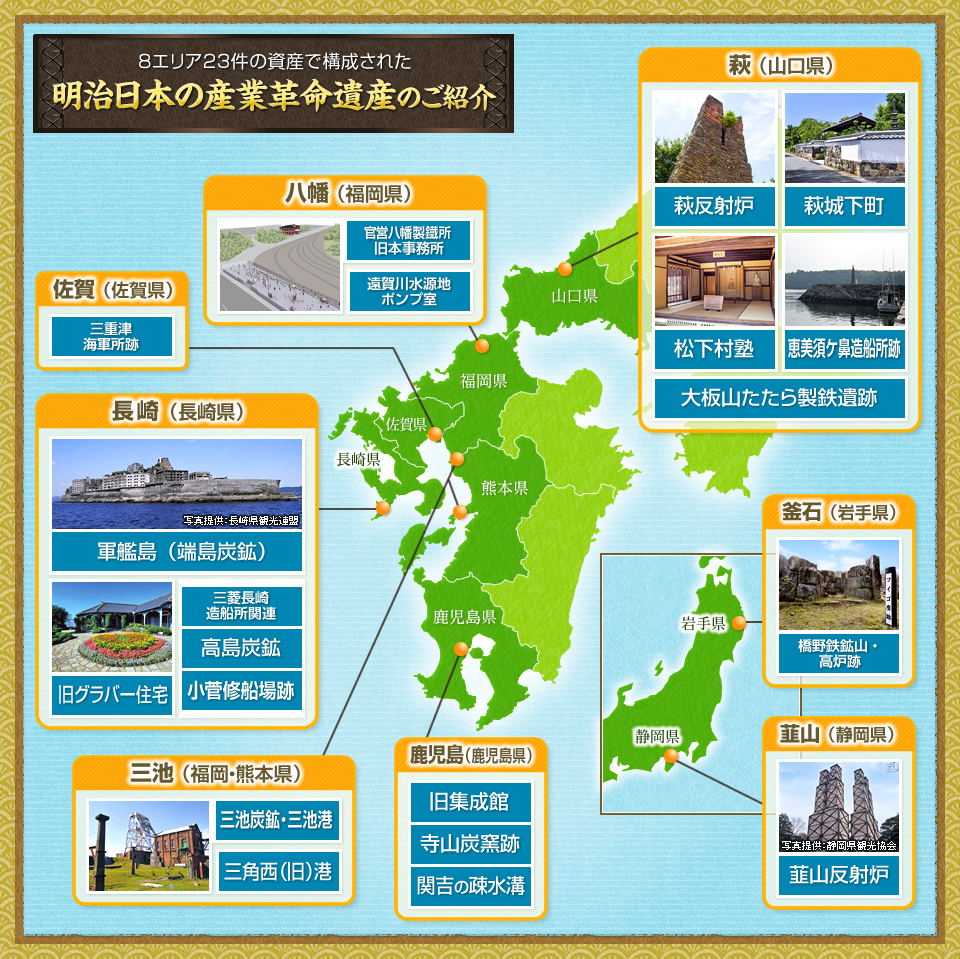 明治日本の産業革命遺産のご紹介│クラブツーリズム