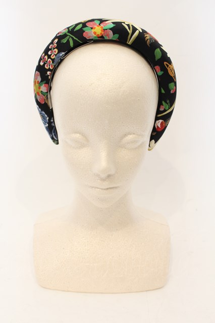 ヴィヴィアンウエストウッド 中古 / FOLK FLOWER ヘアバンド ブラック