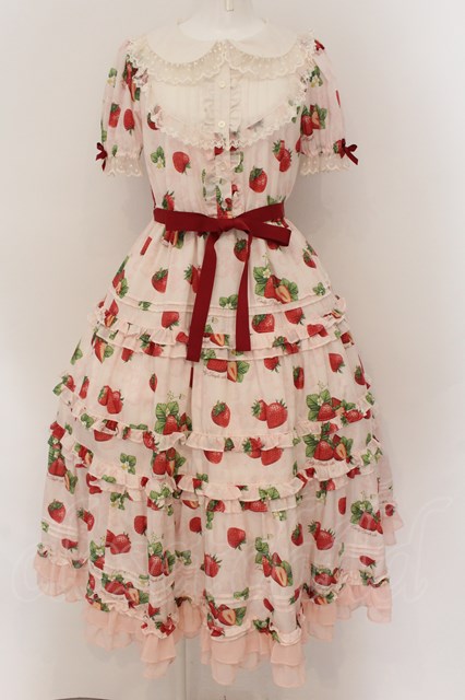 Emily Temple cute / Dear Strawberry Anniversaryドレス ピンク O-24