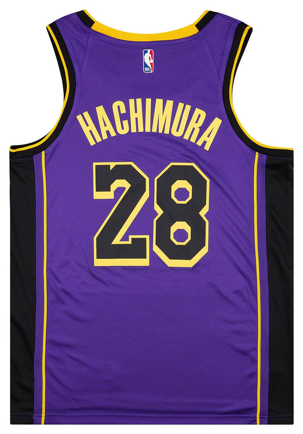 超美品】Lakers Hachimura 28番 ジャージ Los Angeles Lakers Rui
