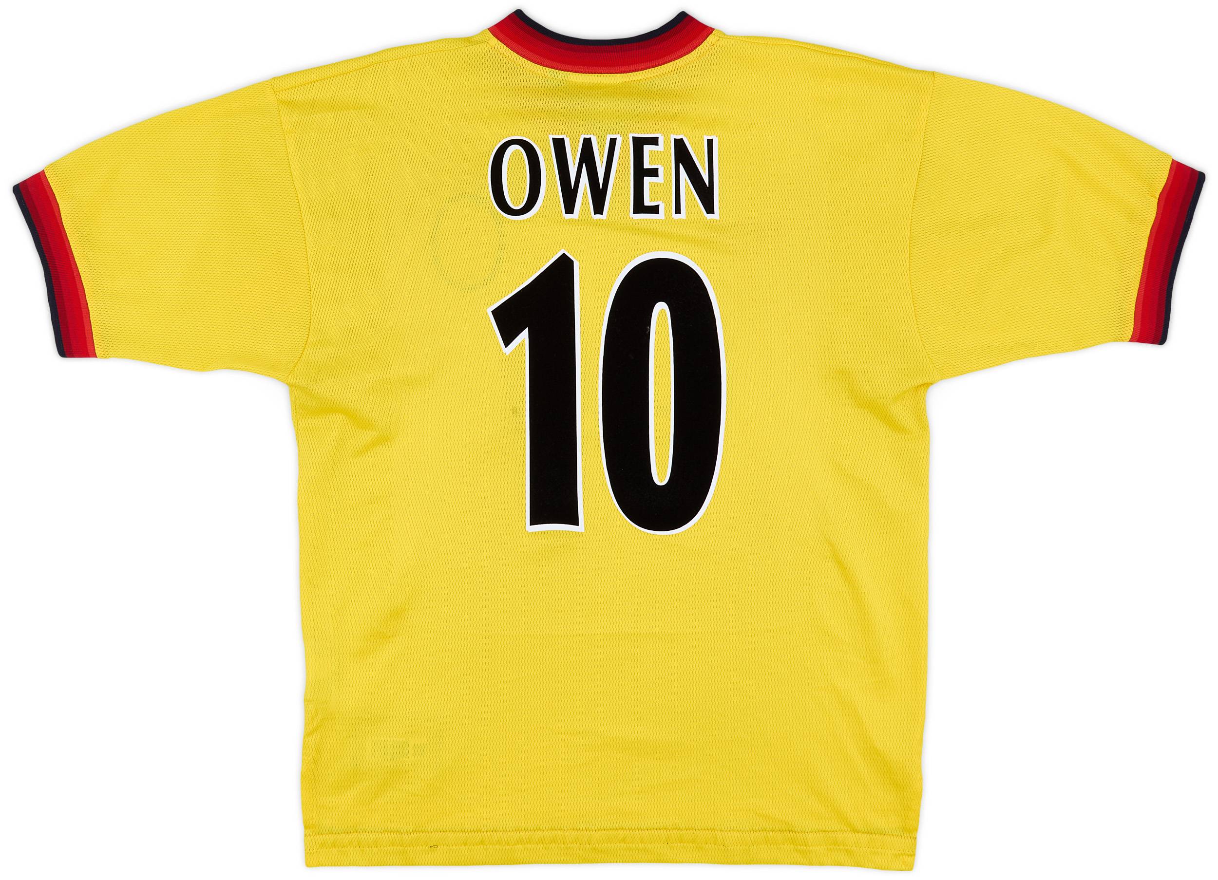 1997-99 Liverpool Away Shirt Owen #10 - 7/10 - (L)