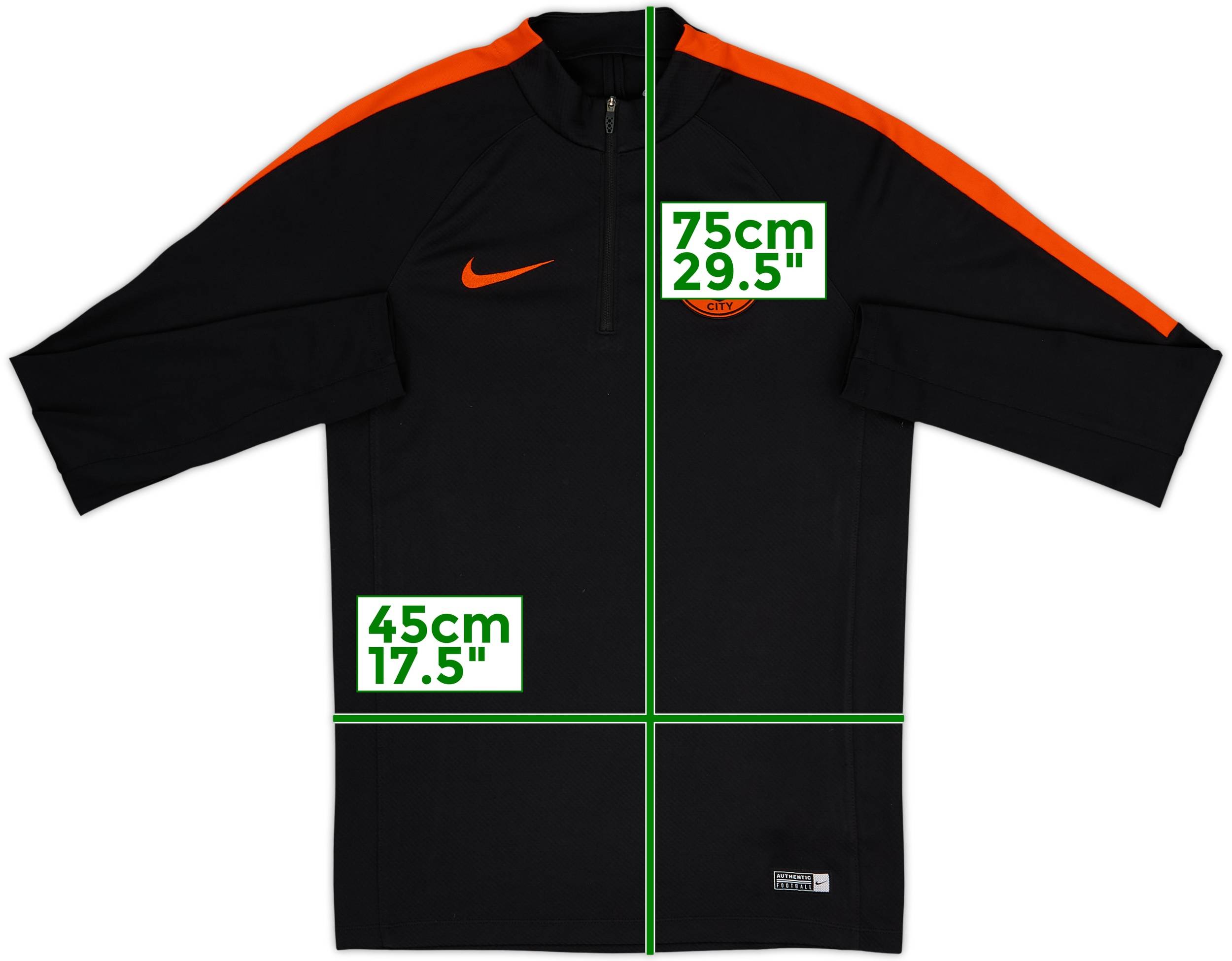 NIKE 2016〜17 マンチェスターシティ ドリルトップ aeroswift 2016-17