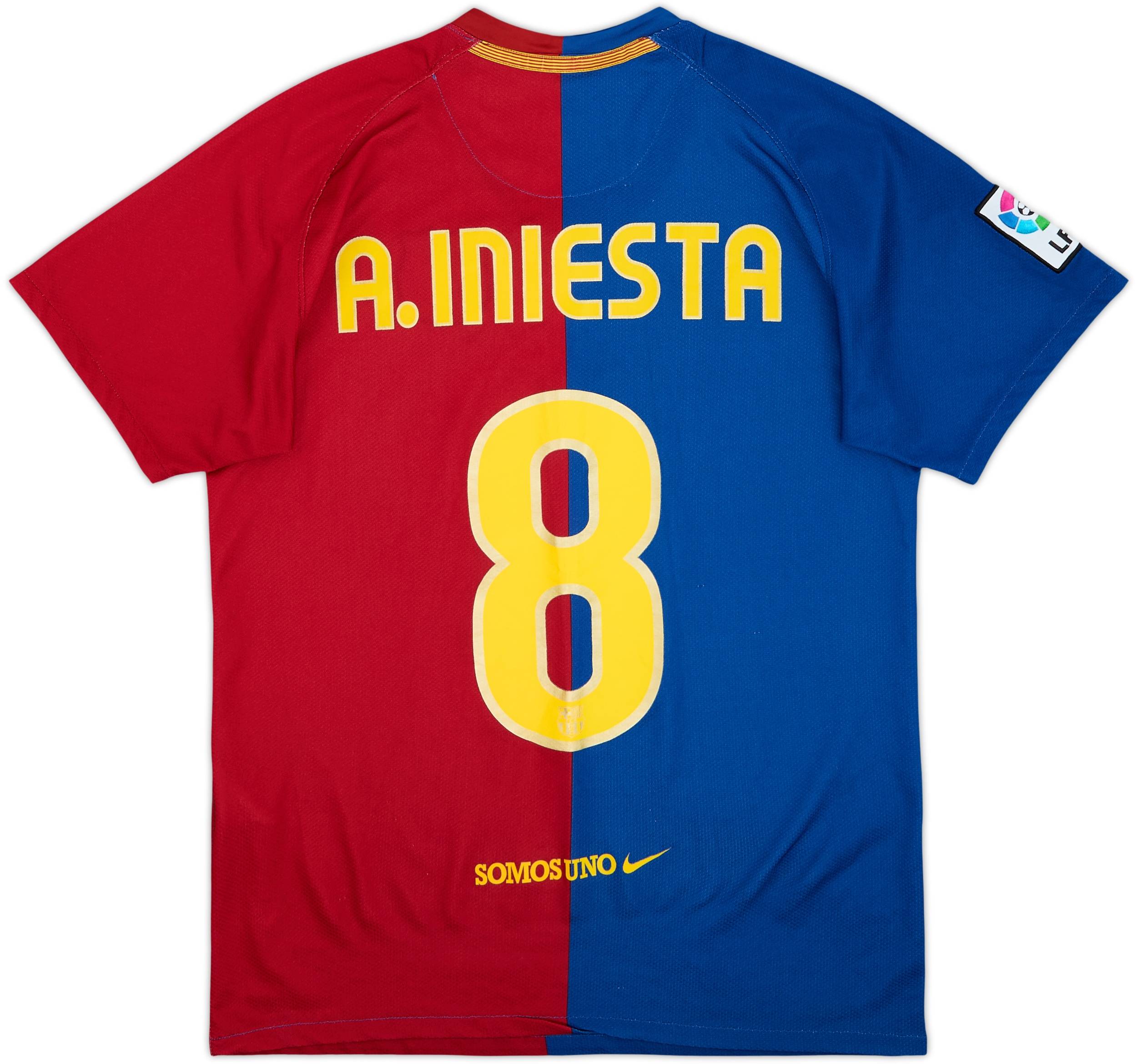 キッズサイズM】FC Barcelona A. INIESTA 8番シャツ FC Barcelona A