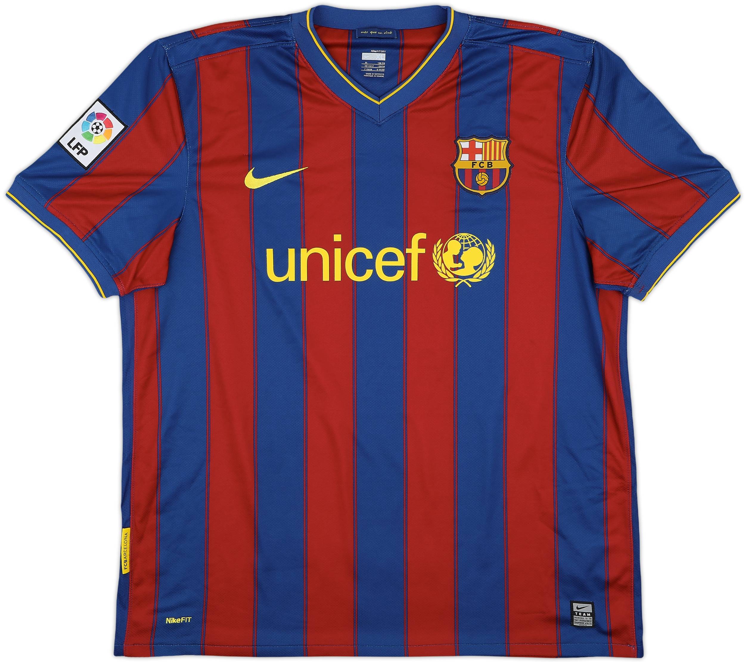 2009-10 Barcelona Home Shirt A.Iniesta #8 - 10/10 - (XL)