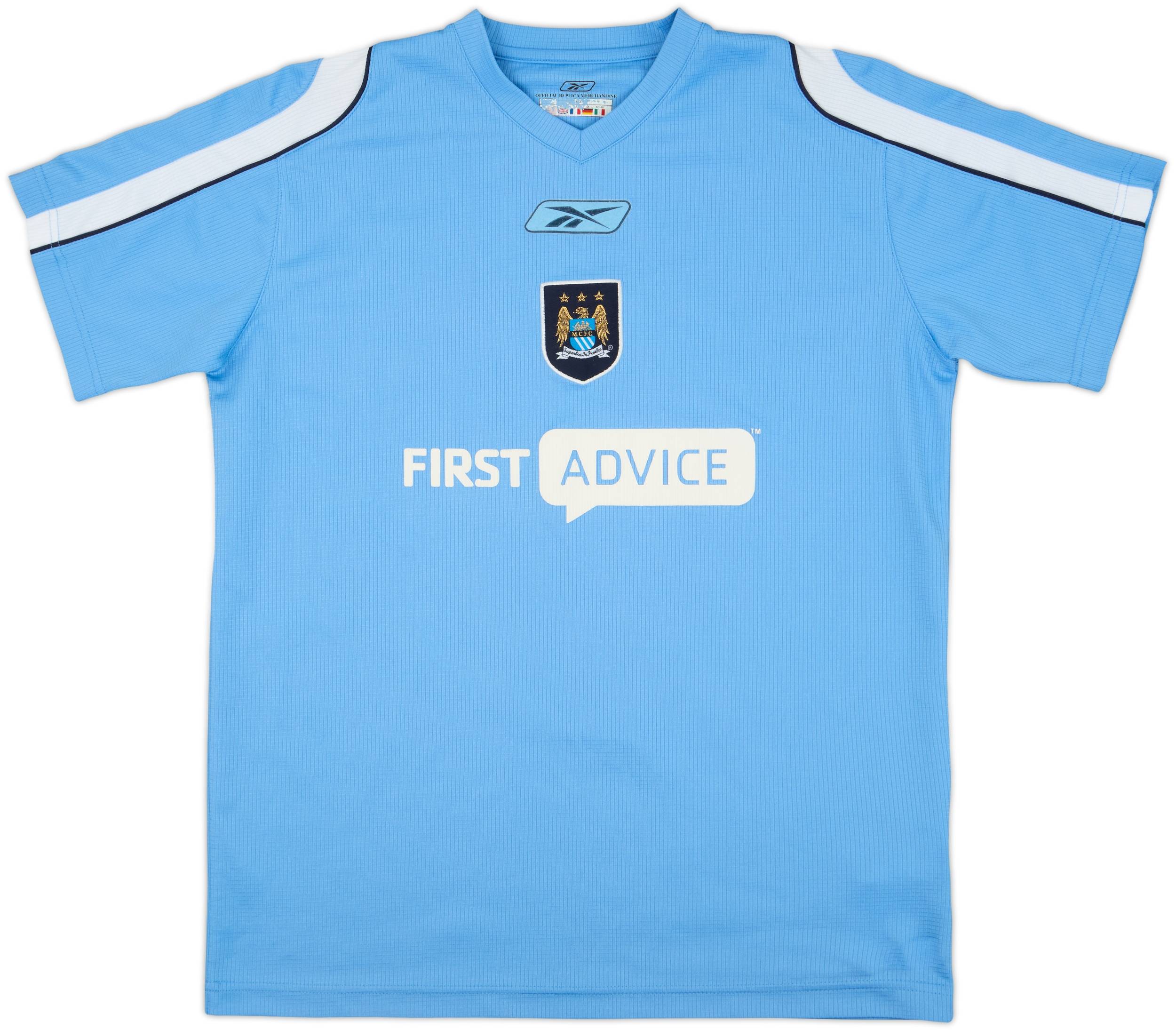 2003-04 Manchester City Reebok Training Shirt - 9/10 - (S)