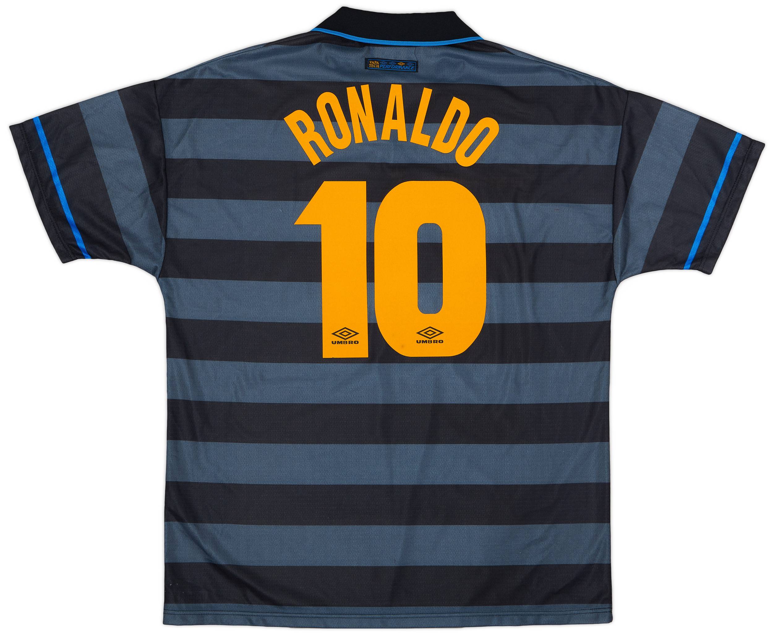 インテル RONALDO 背番号10 ユニフォームシャツ UMBRO インテル