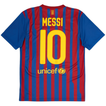 2009-10 Barcelona Basic Home Shirt Messi #10 - 7/10 - (S)