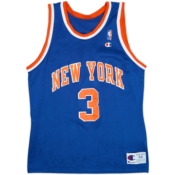 1990-91 New York Knicks Starks #3 adidas Hardwood Classics Jersey