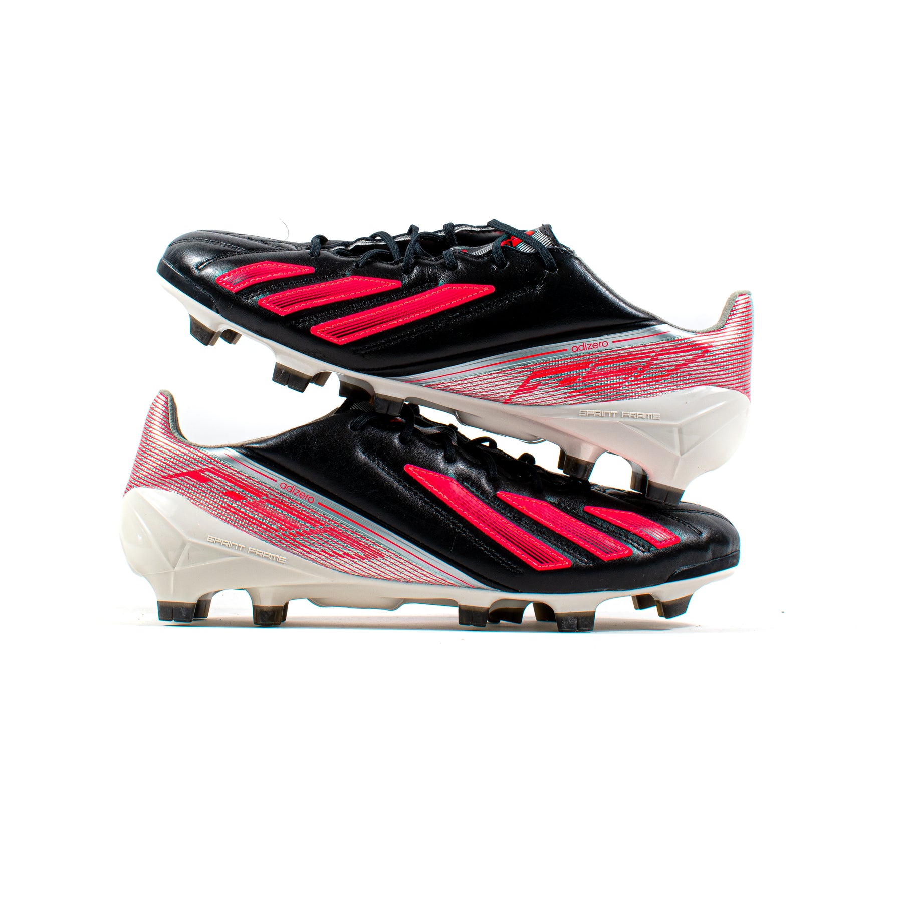 Adidas F50 Adizero Black Pink Leather FG – Classic Soccer Cleats