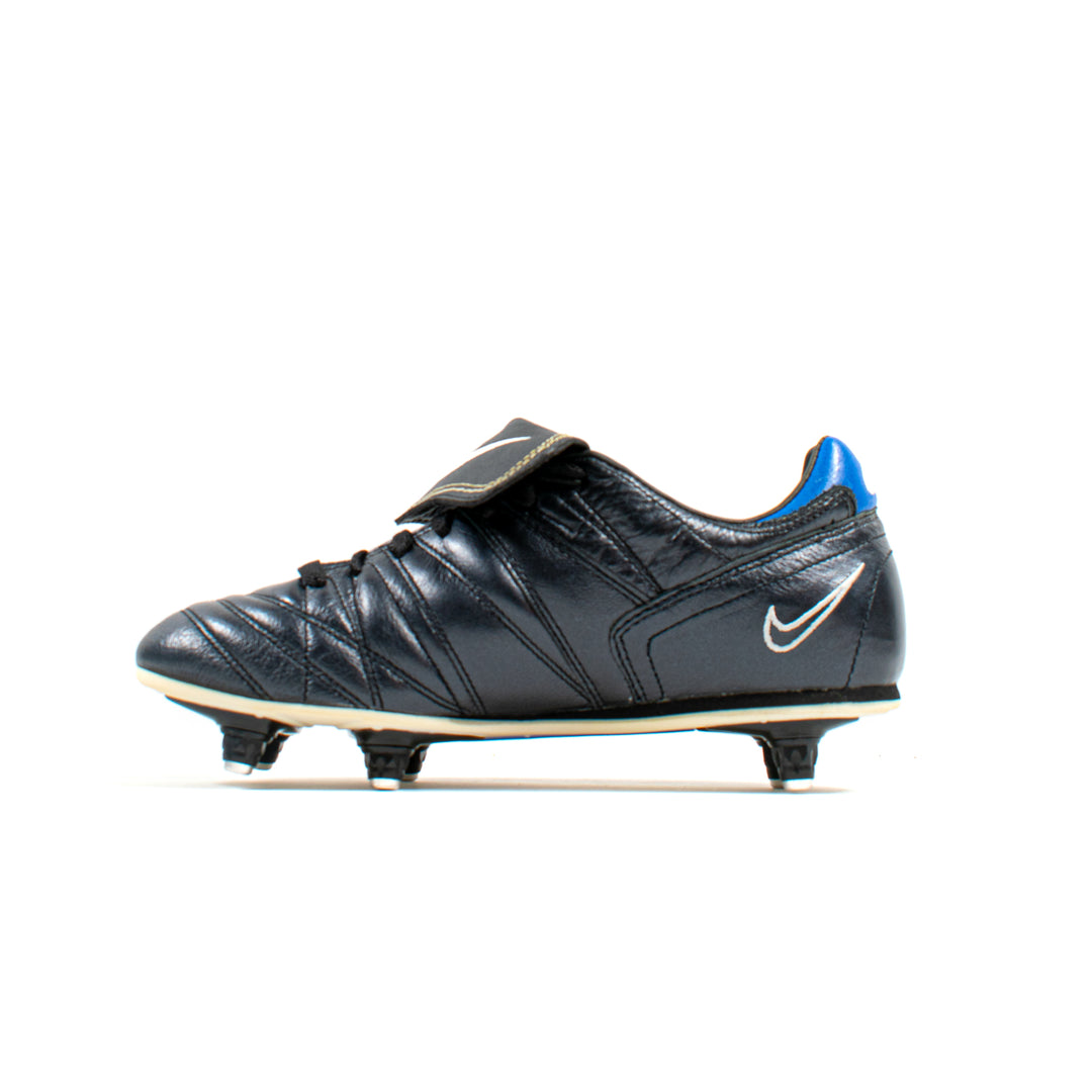 Nike Tiempo Air Brasilia 3 Black Blue SG – Classic Soccer Cleats