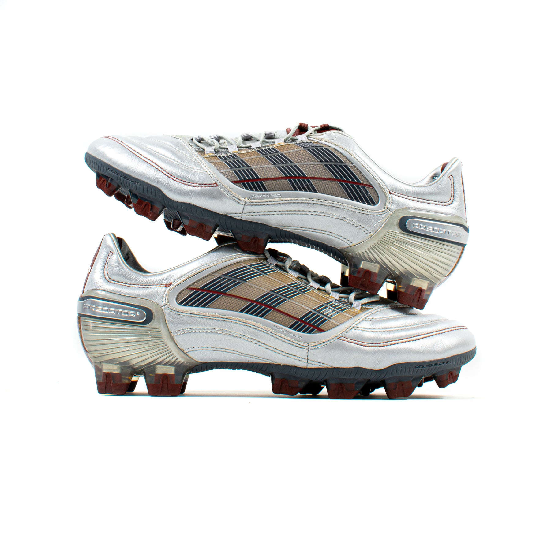 Adidas Predator X TRX Silver Red FG – Classic Soccer Cleats