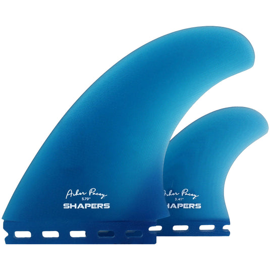 Shapers Asher Pacey Single Tab Twin + 1 Fin Set - 5.79