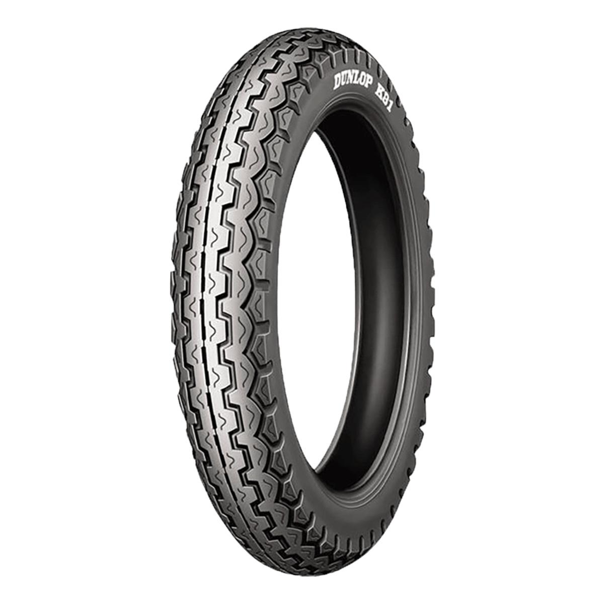 Dunlop K81 4.10-19 Front/Rear Motorcycle Street Tire