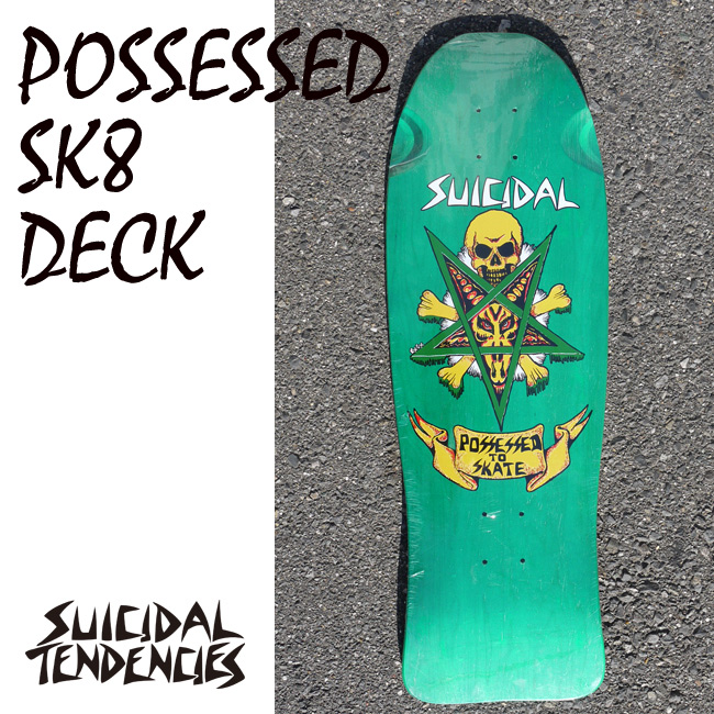 SUICIDAL TENDENCIES]-Possessed To SkateRe Issue Skateboard Deck 10