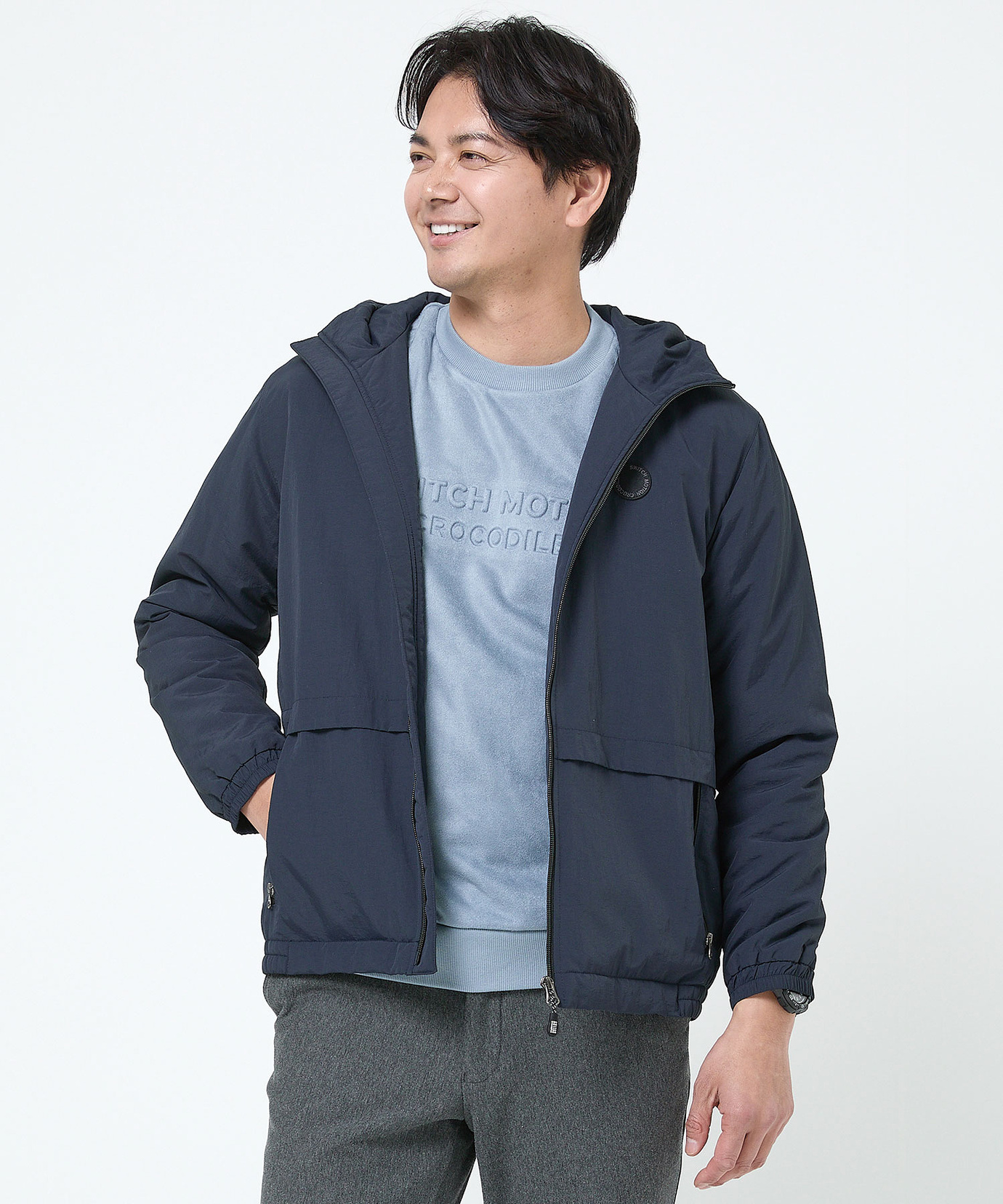 メンズ フード付き 中綿 ジャケット通販 [1504-58470] - クロコダイル