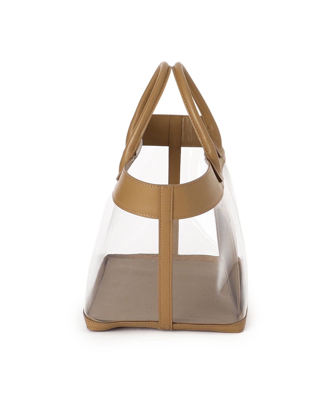 TIME SALE】レザードッキングクリアトートバッグ 49AV JUNKO SHIMADA