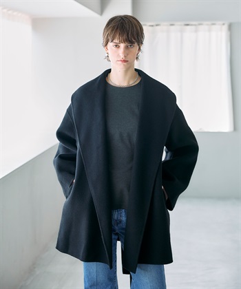 ウールメルトンミドルリバーコート N.O.R.C｜クロスプラス公式通販サイト