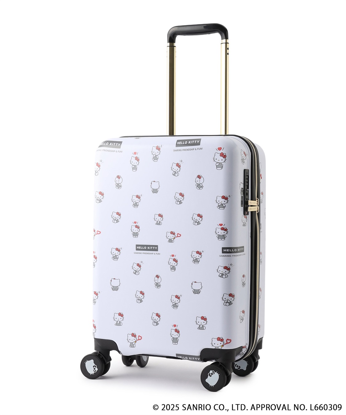 sanrio characters】HELLO KITTY/ハローキティ スーツケース Sサイズ