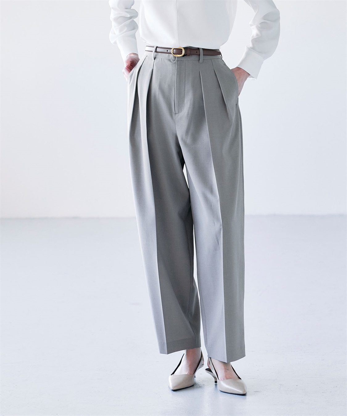 ウォッシャブルバレルパンツ【CLEAN MOTION】 N.O.R.C｜クロスプラス