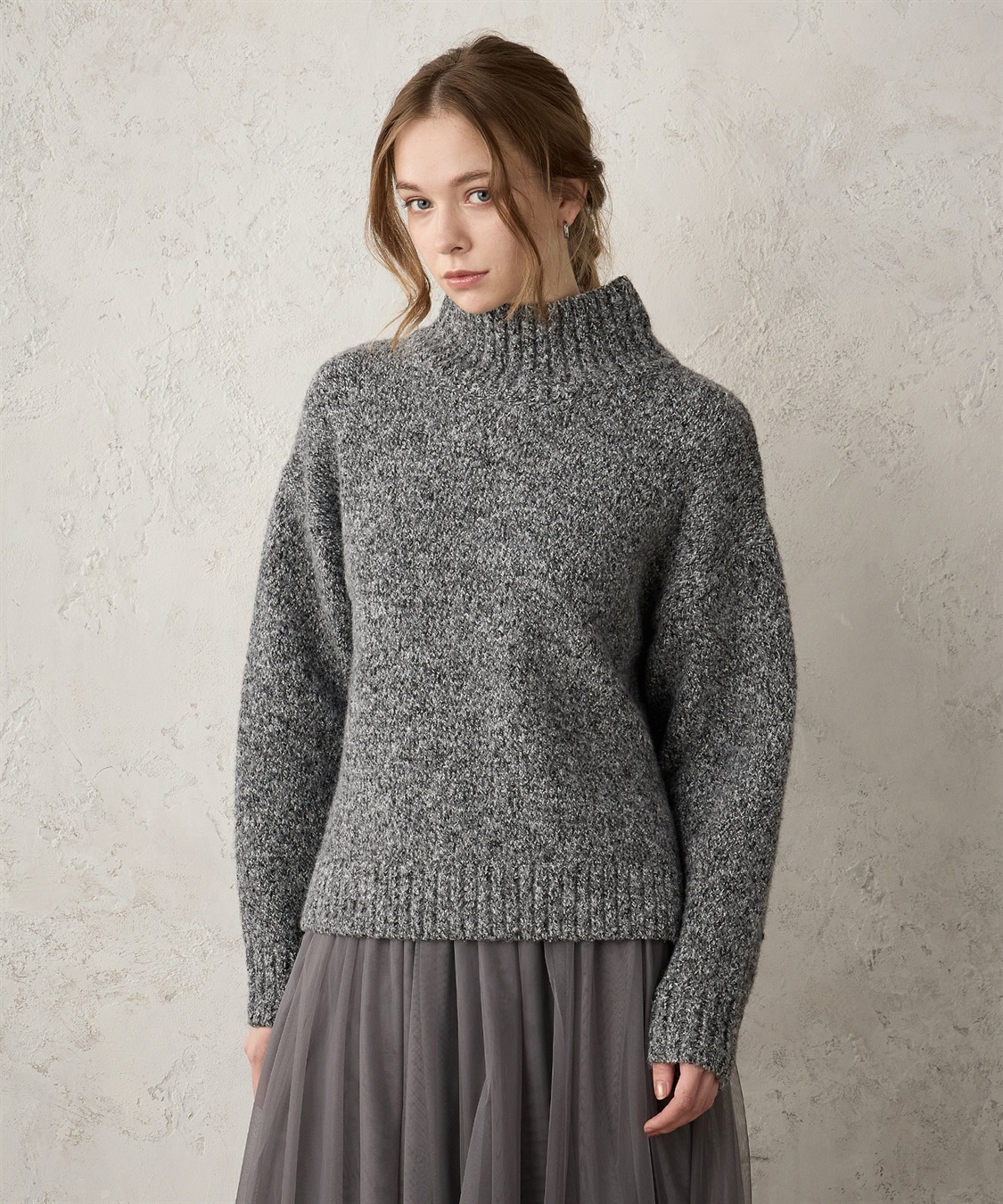 ミックスヤーンニットプルオーバー LE SOUK HOLIDAY｜クロスプラス公式