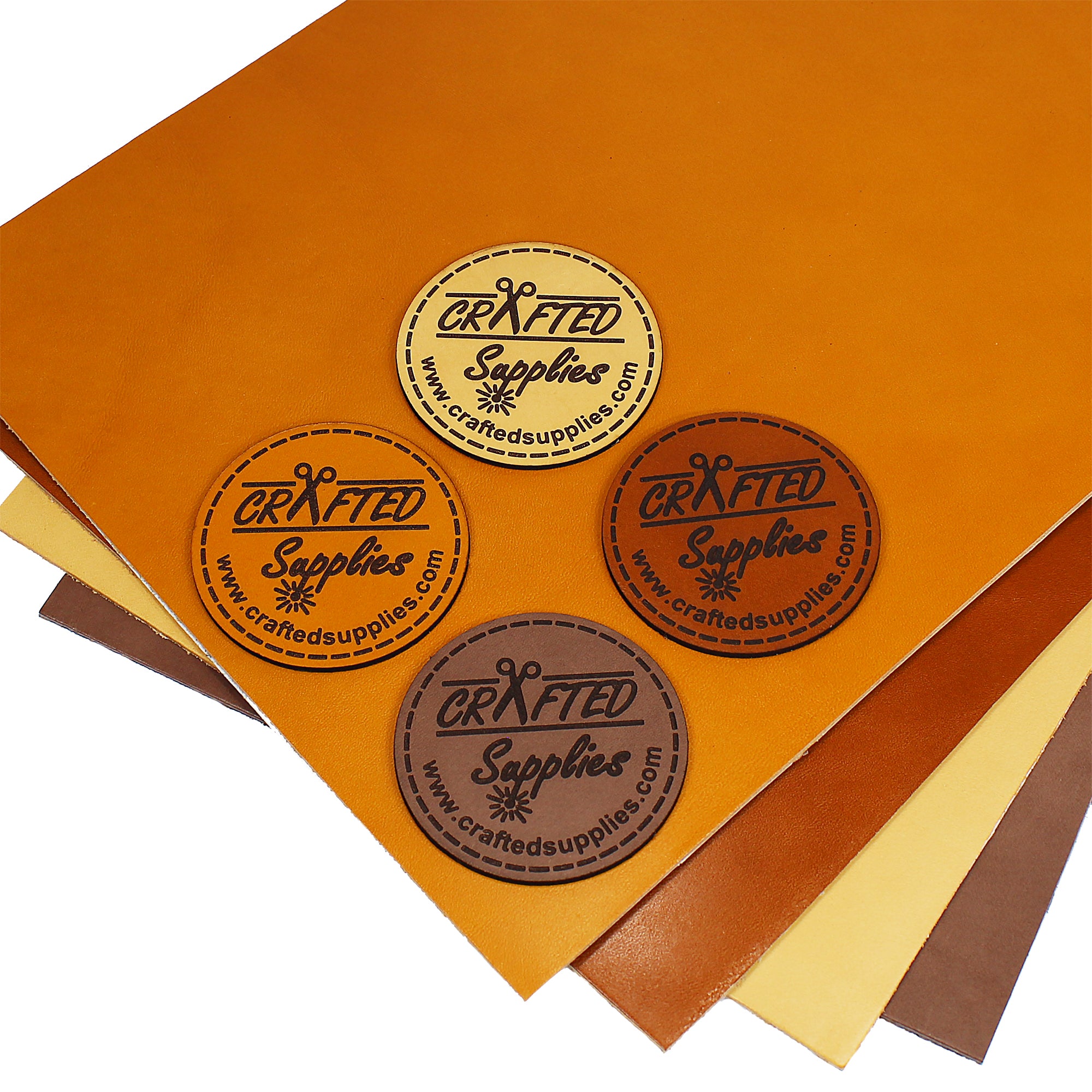 Top-Grain Leather Sheet Apricot W/ Grizzly Adhesive – CraftedSupplies