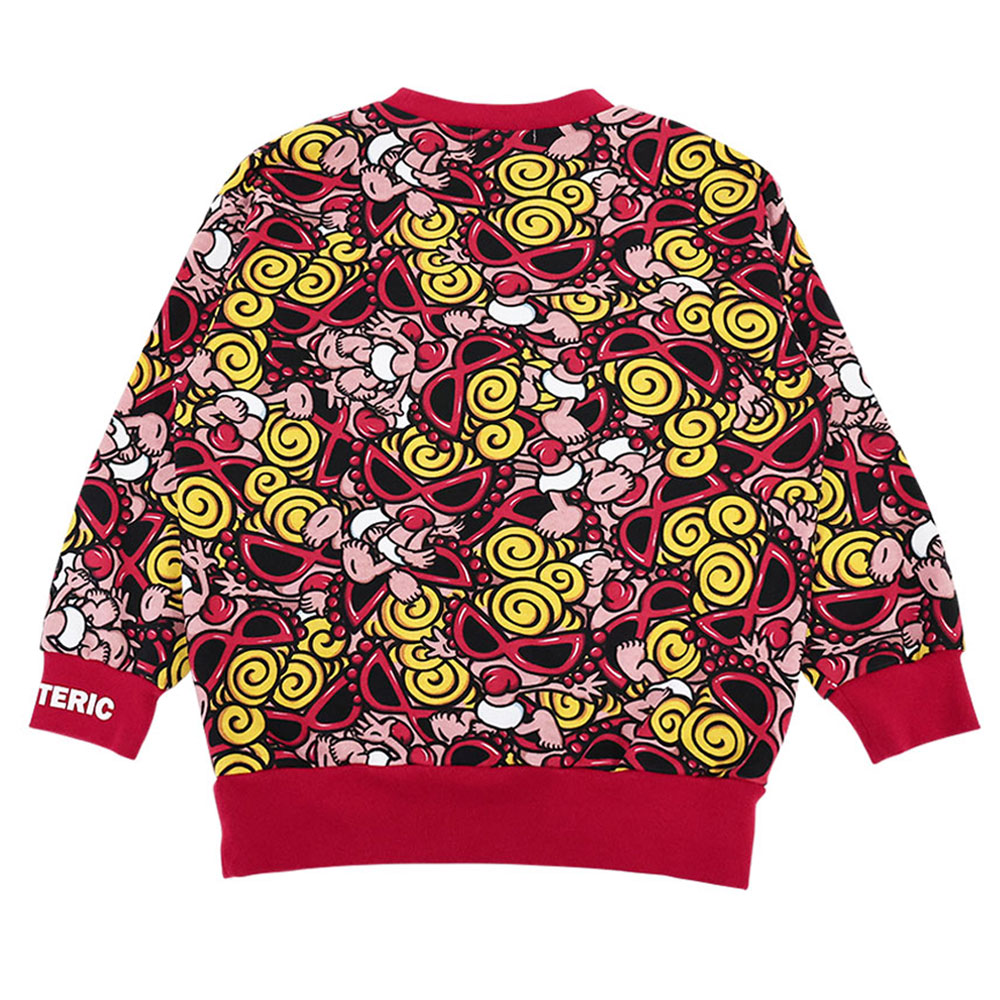 30%off Hystericmini HYS MINI JAM PACK総柄 裏毛トレーナー 90