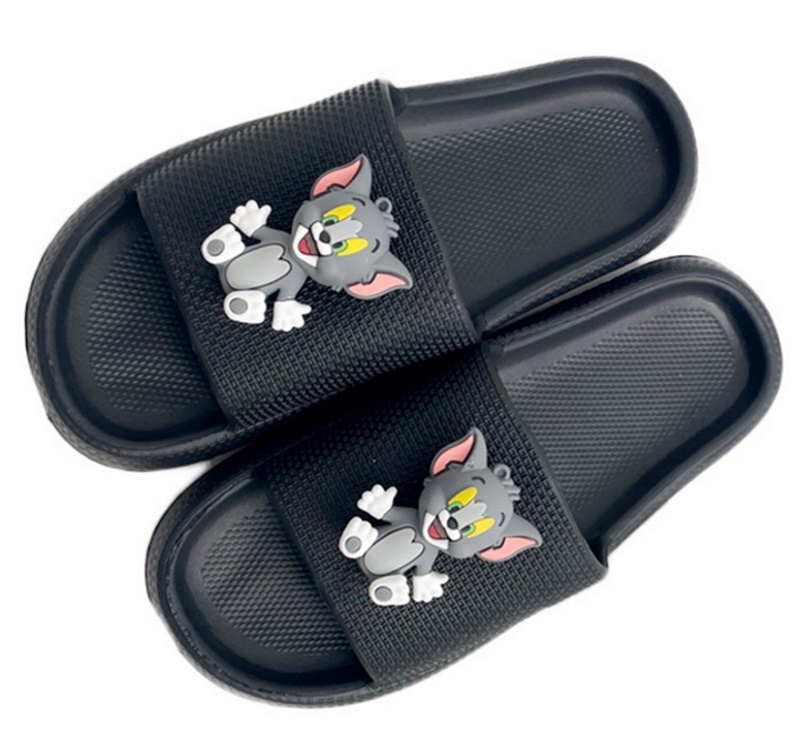 Three-dimensional Tom & Jerry slippers flip flops soft bottom