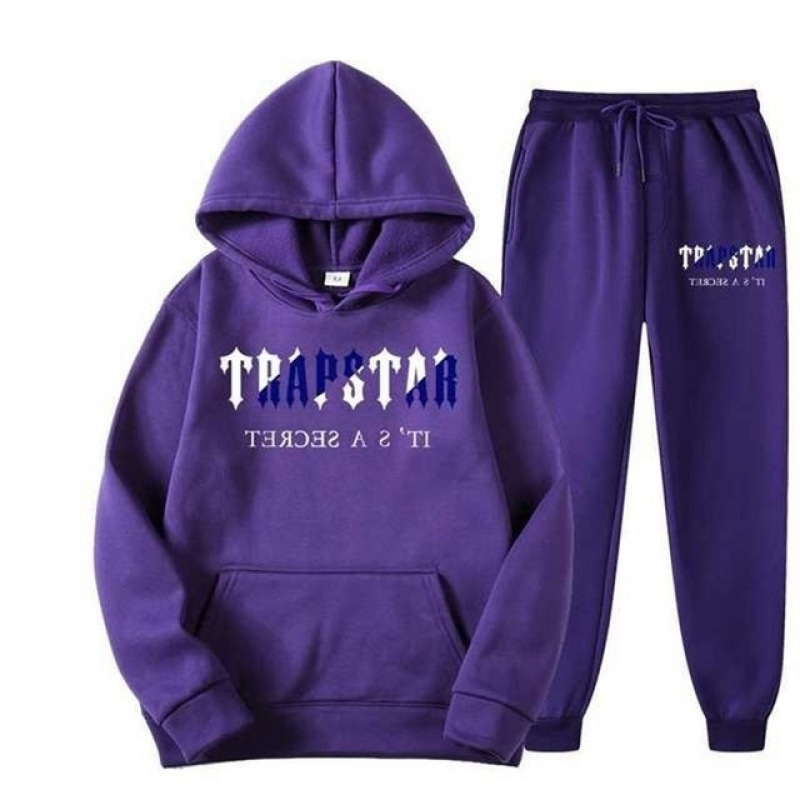 Unisex TRAPSTAR Letter Hoodie & Pants Sweatsuit Set ユニセックス