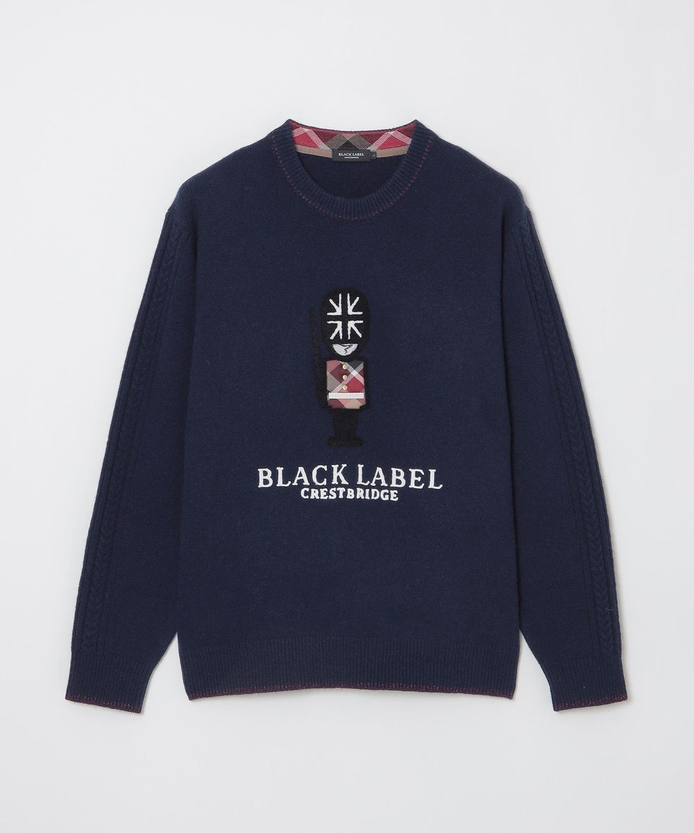 ガーズマンエンブロイダリーニット（ニットウェア）｜BLACK LABEL