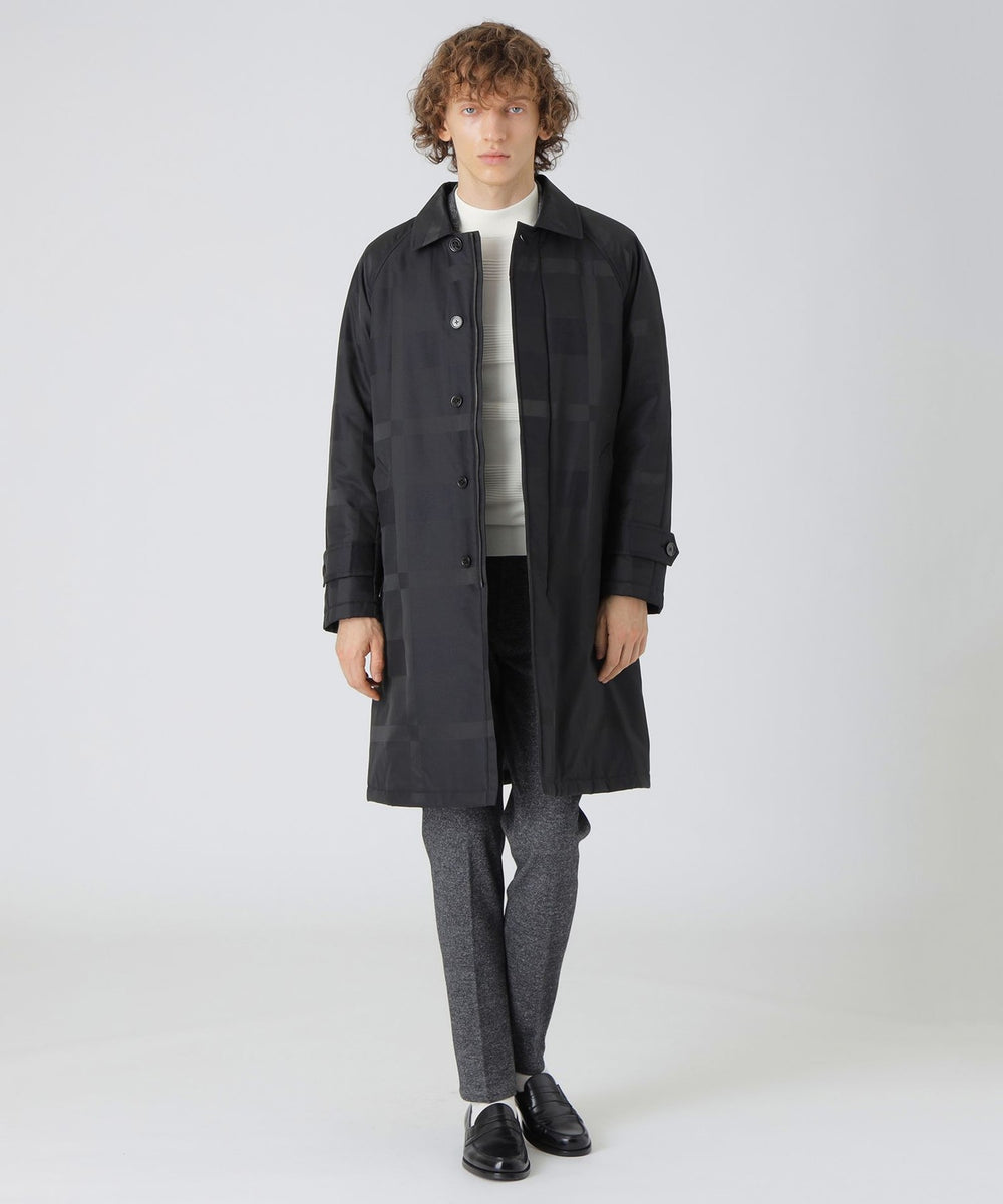 BURBERRYブラックレーベル ブラックコート ノバチェック バーバリー