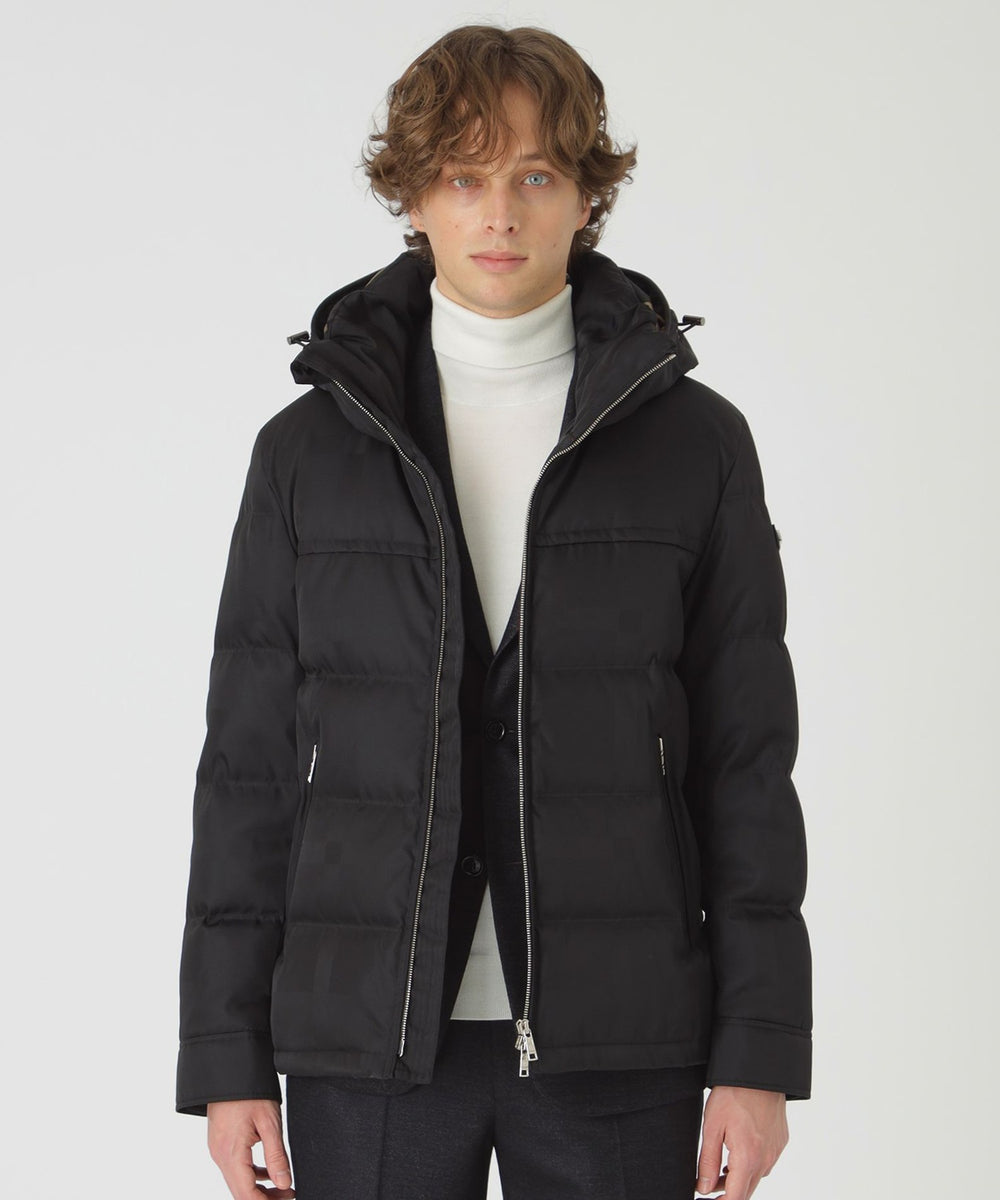 LIMONTAプレミアムシャドーチェックダウン（ブルゾン）｜BLACK LABEL