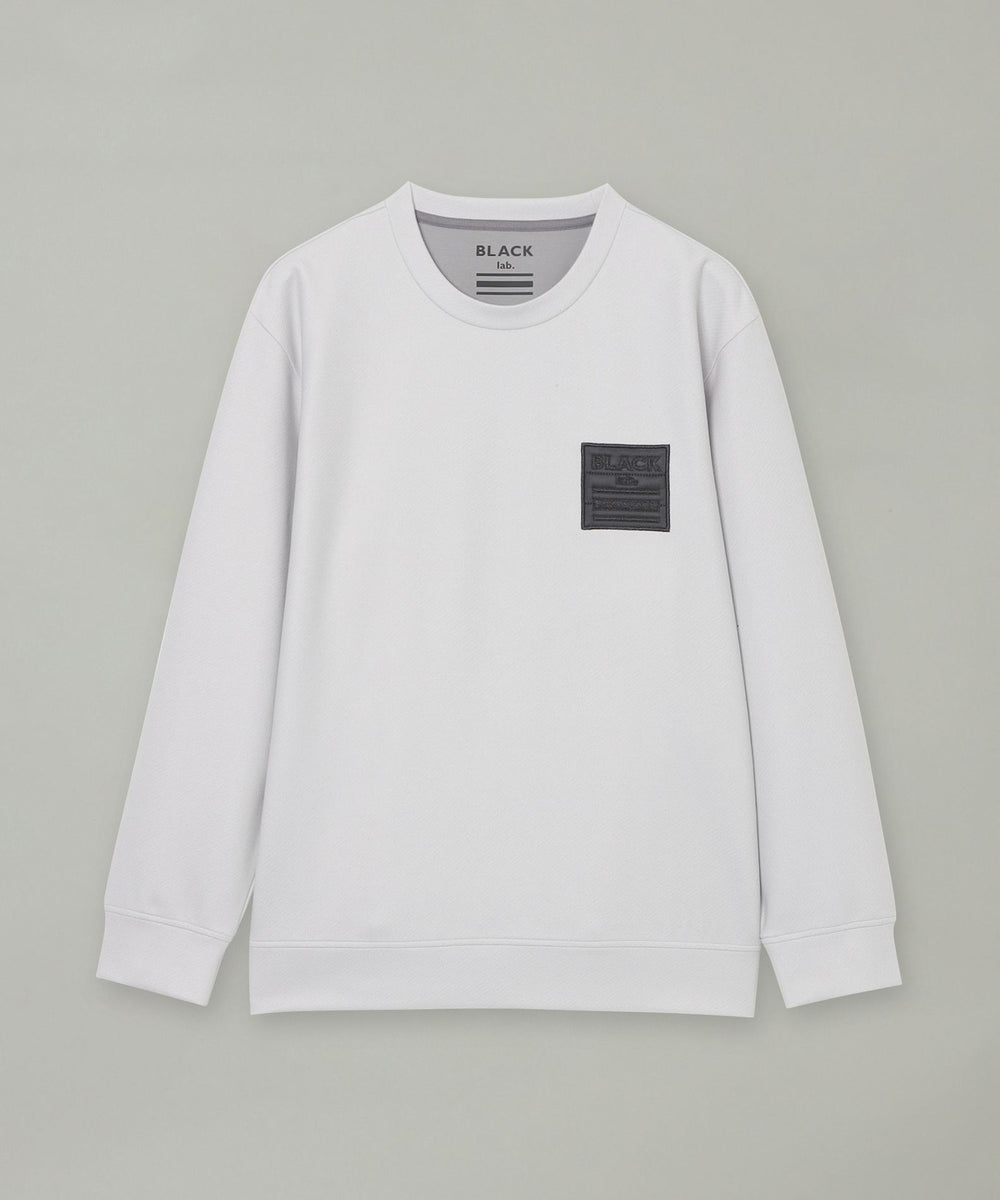 BLACK lab.】ダウンファブリックロゴスウェットシャツ（カットソー