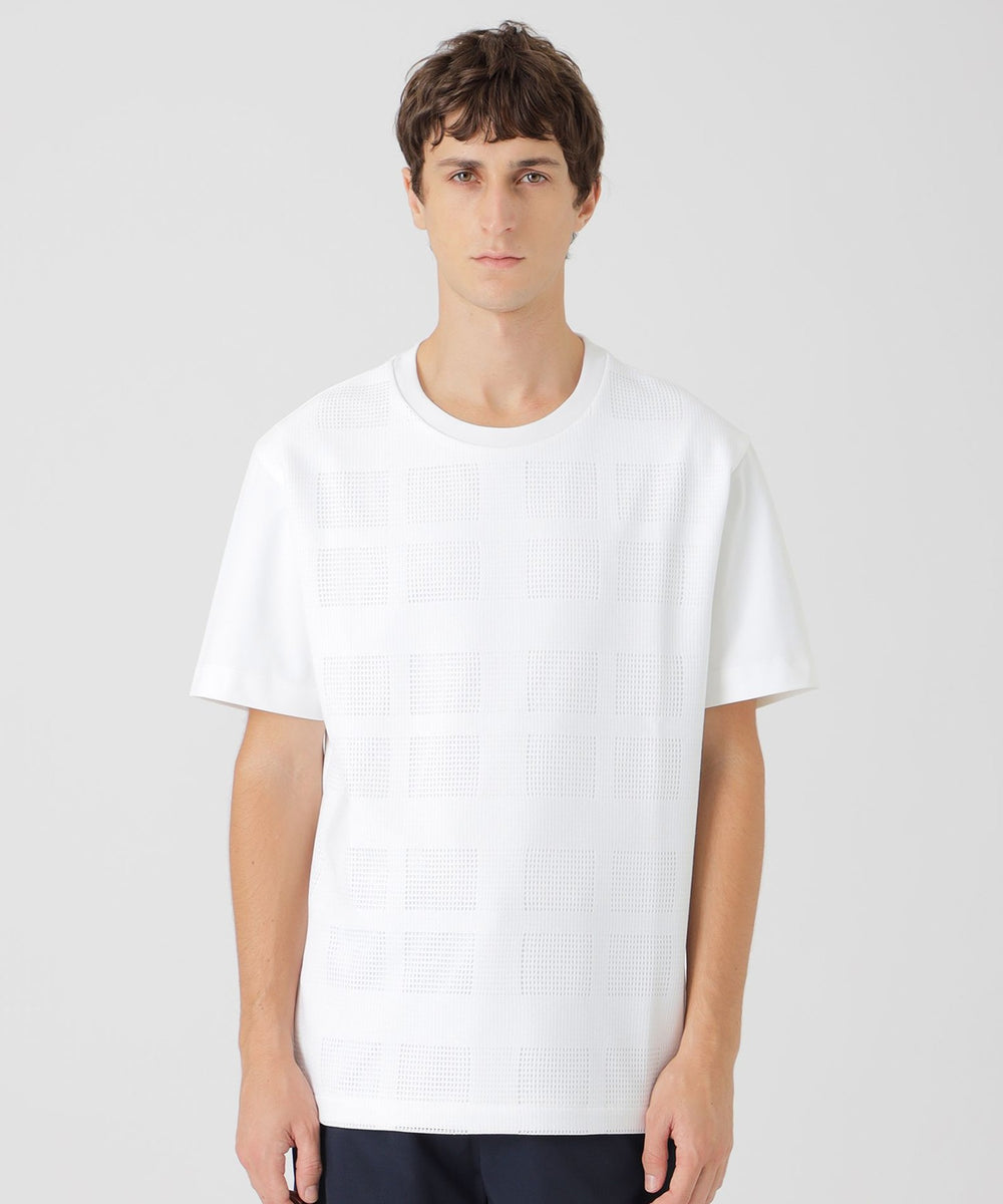 シアーチェックコンビTシャツ（カットソー）｜BLACK LABEL CRESTBRIDGE