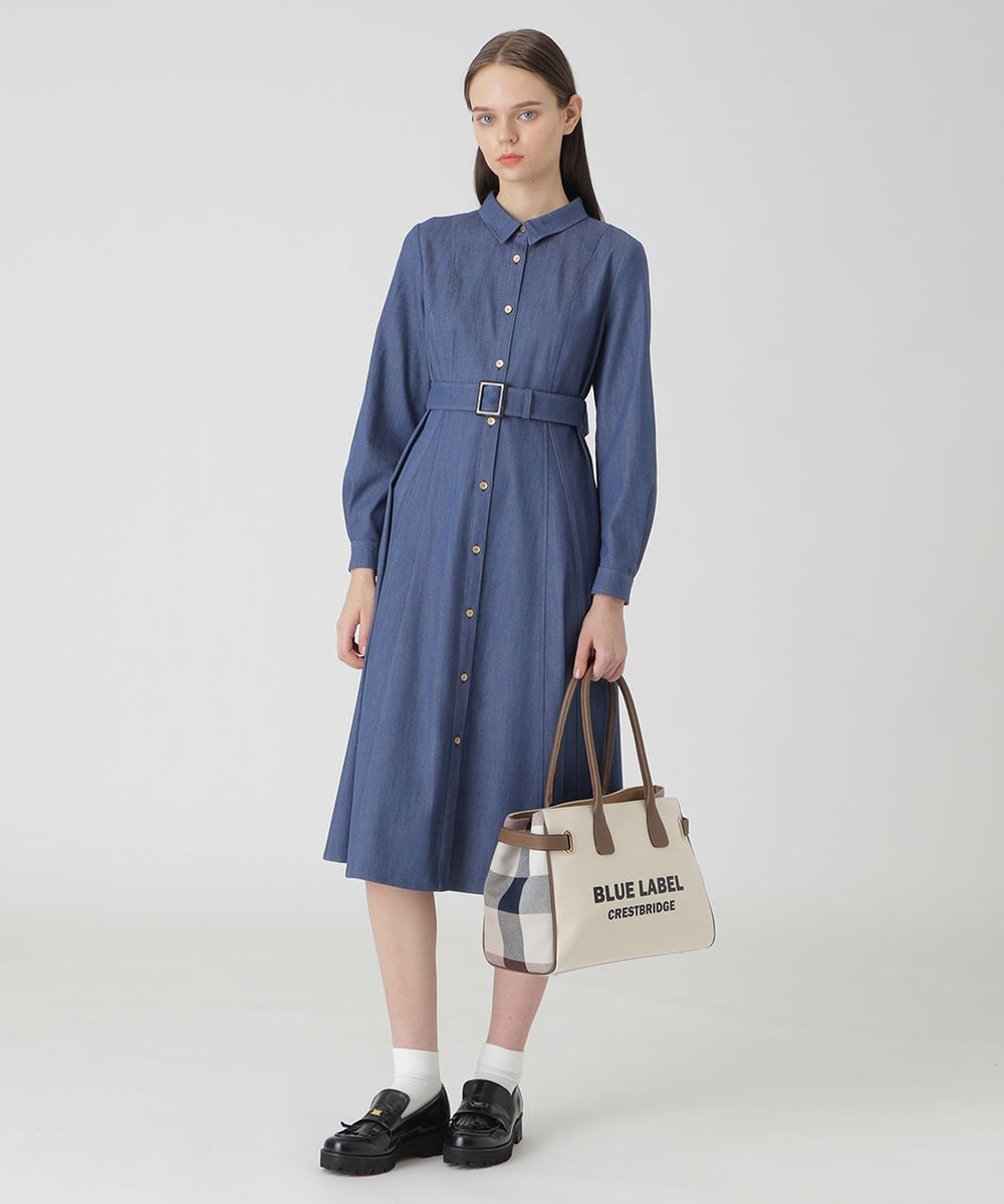 ロゴプリントハトメトート（バッグ）｜BLUE LABEL CRESTBRIDGE(ブルー