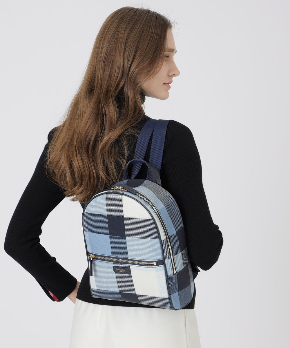 クレストブリッジチェックPVCバックパック（バッグ）｜BLUE LABEL