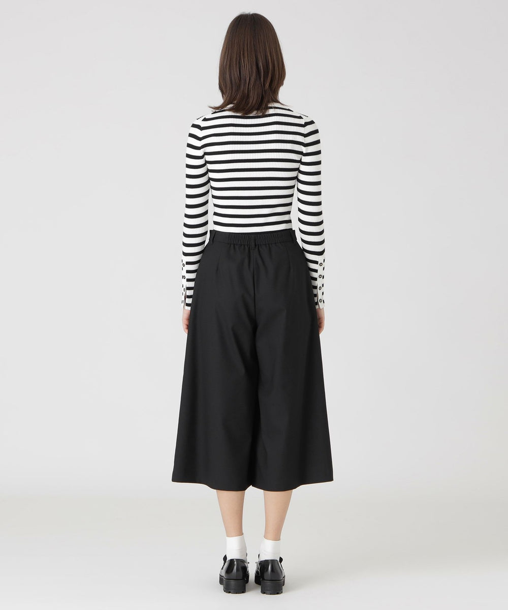 プレーンウォッシャブルガウチョパンツ（パンツ）｜BLUE LABEL